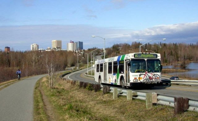 how to plan a trip using public transportation in Anchorage, Alaska
