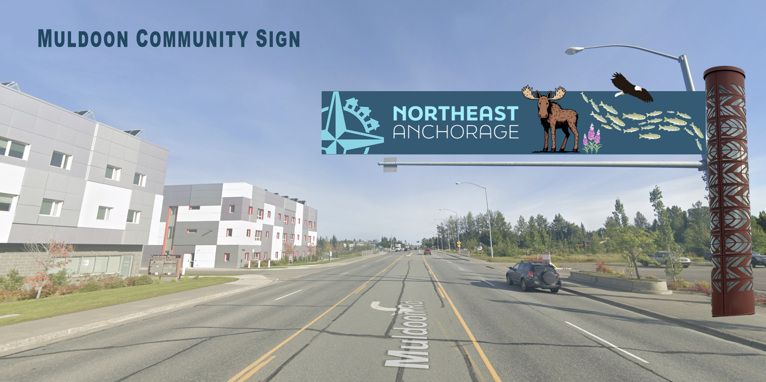 MULDOON COMMUNITY SIGN